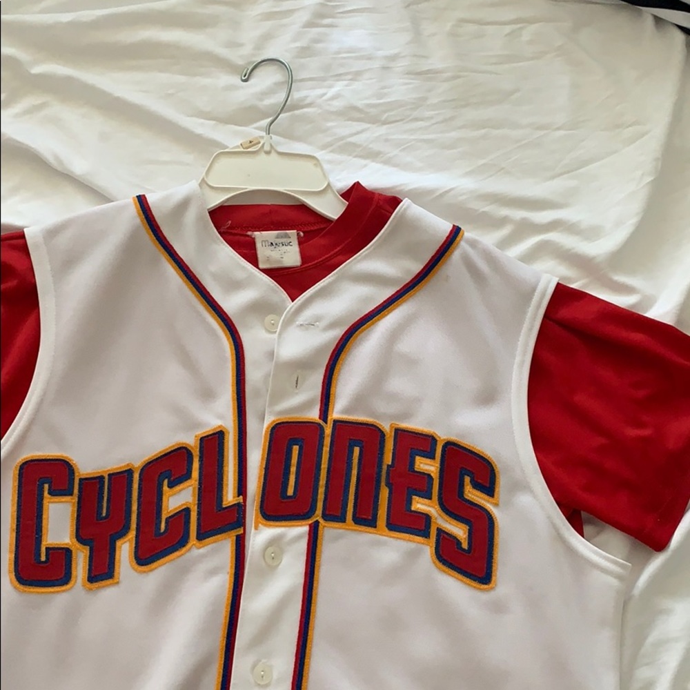 Vintage home Brooklyn Cyclones Jersey size Med